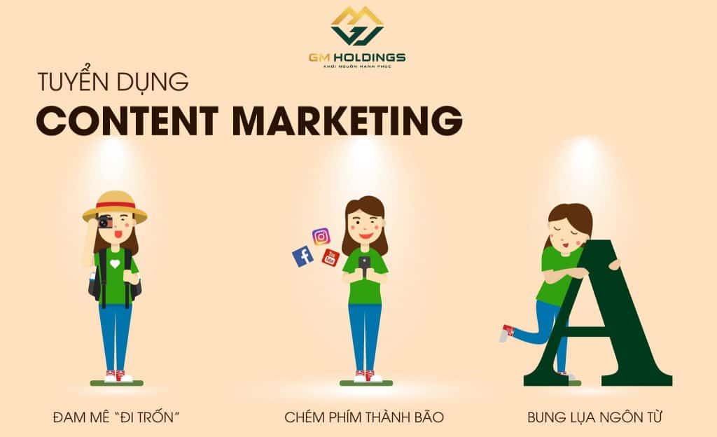Tuyển gấp 01 Content Marketing đã có kinh nghiệm