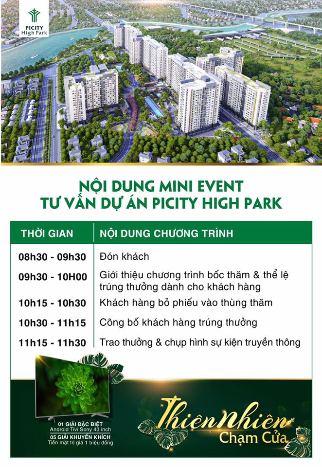 SỰ KIỆN PICITY HIGH PARK