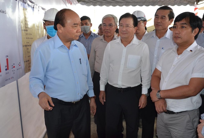 Thủ tướng kiểm tra dự án cao tốc Trung Lương – Mỹ Thuận