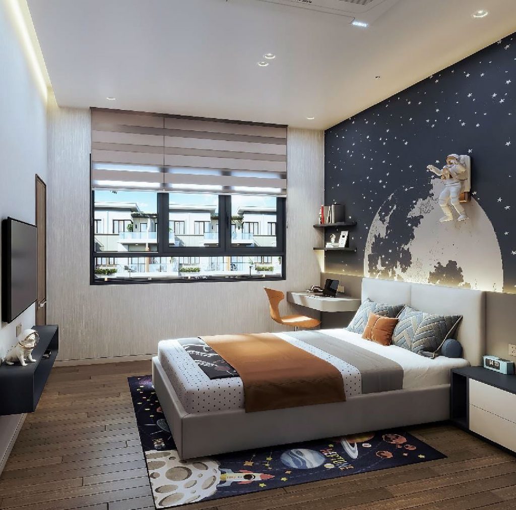 Phòng ngủ master tầng 2